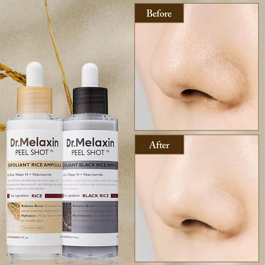 Peel Shot Glow, Black Rice Peeling Ampoule