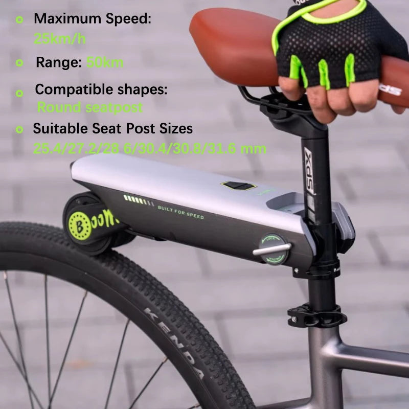 Portable Bicycle Electric Booster 18V 200W Portable