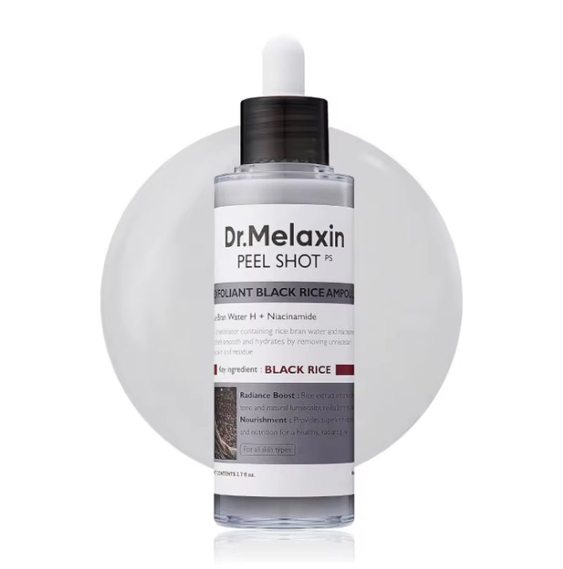 Peel Shot Glow, Black Rice Peeling Ampoule