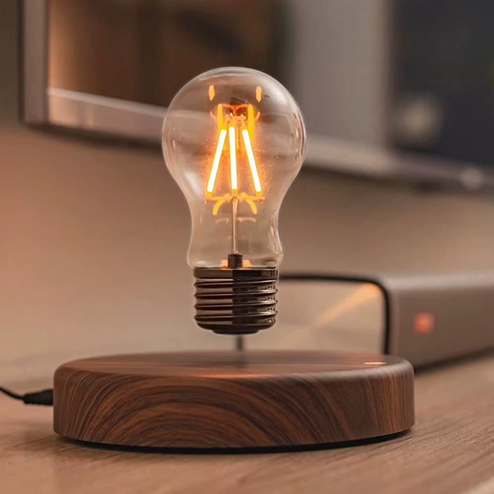Novelty Levitating Moon Night Light 360° Rotation Magnetic Floating