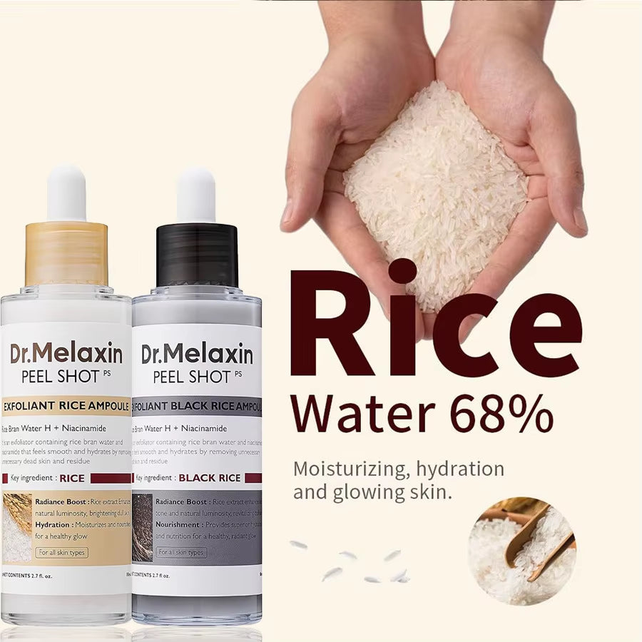 Peel Shot Glow, Black Rice Peeling Ampoule