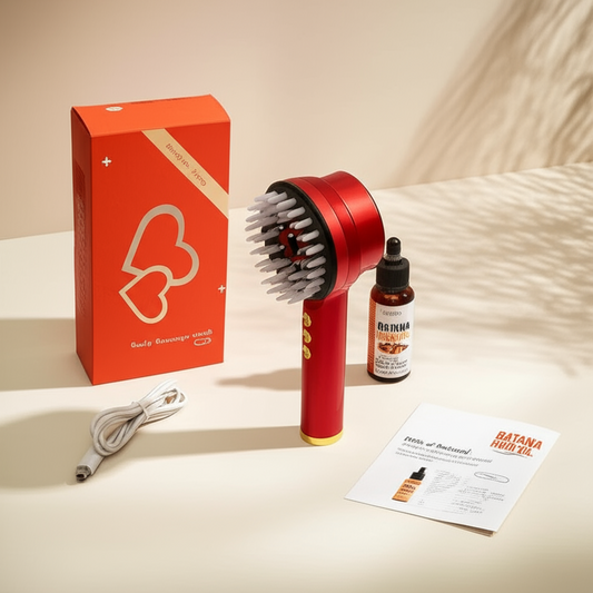 RevivaComb Pro: LED Vibration Hair Growth & Scalp Therapy System