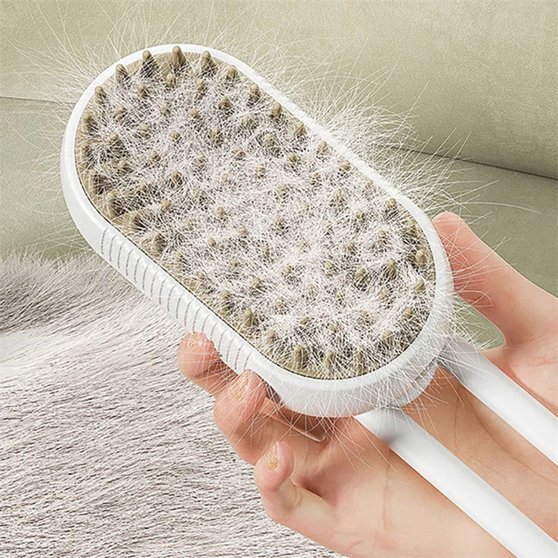  3 in 1 Electric Spray Cat Hair Brush 