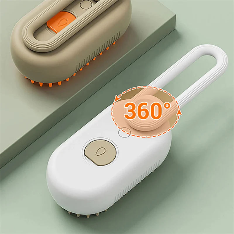  3 in 1 Electric Spray Cat Hair Brush 
